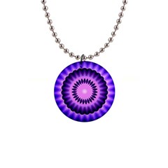 Mandala Button Necklace by Siebenhuehner