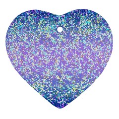 Glitter2 Heart Ornament by MedusArt