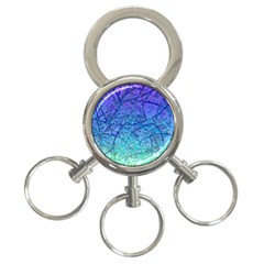 Grunge Art Abstract G57 3-ring Key Chain by MedusArt