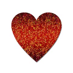 Glitter 3 Magnet (heart) by MedusArt