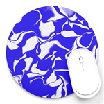 Swirl 8  Mouse Pad (Round) Front