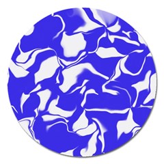 Swirl Magnet 5  (round) by Colorfulart23