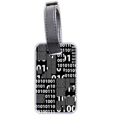 Beauty Of Binary Luggage Tag (two Sides) by StuffOrSomething