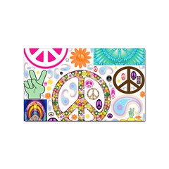 Peace Collage Sticker (rectangle) by StuffOrSomething