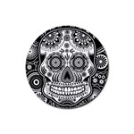 Sugar Skull Drink Coaster (Round) Front