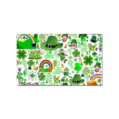 St Patrick s Day Collage Sticker (rectangle) by StuffOrSomething