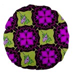 Pink Unicorn 18  Premium Round Cushion  Back