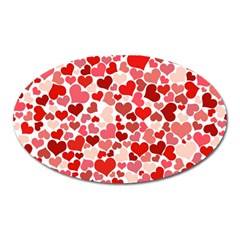  Pretty Hearts  Magnet (oval) by Colorfulart23