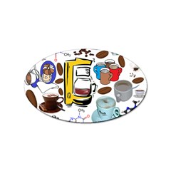 Just Bring Me Coffee Sticker 10 Pack (oval) by StuffOrSomething