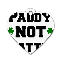 Paddynotpatty Dog Tag Heart (two Sided) by Shannairl