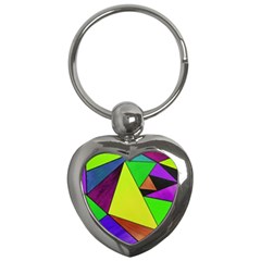 Abstract Key Chain (heart) by Siebenhuehner