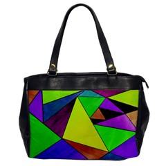 Abstract Oversize Office Handbag (one Side) by Siebenhuehner