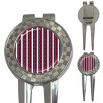 Patriot Stripes Golf Pitchfork & Ball Marker Front