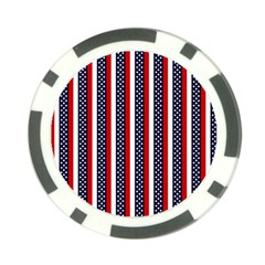 Patriot Stripes Poker Chip (10 Pack) by StuffOrSomething