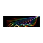  Flowing Fabric of Rainbow Light, Abstract  Bumper Sticker 100 Pack Front