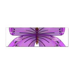 Purple Awareness Butterfly Bumper Sticker by FunWithFibro