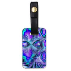 Peacock Crystal Palace Of Dreams, Abstract Luggage Tag (one Side) by DianeClancy