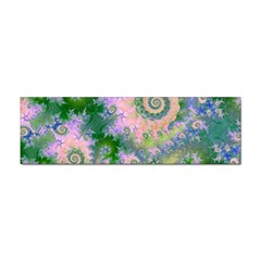 Rose Apple Green Dreams, Abstract Water Garden Bumper Sticker by DianeClancy