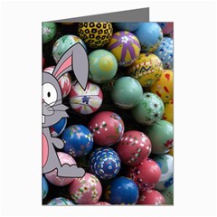 Easter Egg Bunny Treasure Greeting Card (8 Pack) by StuffOrSomething