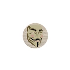 We The Anonymous People 1  Mini Button Magnet by StuffOrSomething