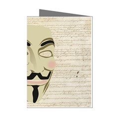 We The Anonymous People Mini Greeting Card (8 Pack) by StuffOrSomething