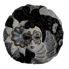 Venetian Mask 18  Premium Round Cushion  by StuffOrSomething