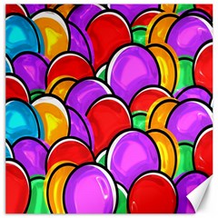 Colored Easter Eggs Canvas 16  X 16  (unframed) by StuffOrSomething