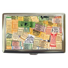 Retro Concert Tickets Cigarette Money Case by StuffOrSomething