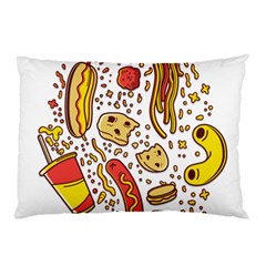 Food Frenzy Pillow Case by failuretalentstuff