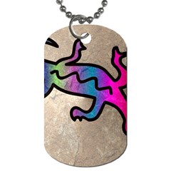 Lizard Dog Tag (two-sided)  by Siebenhuehner