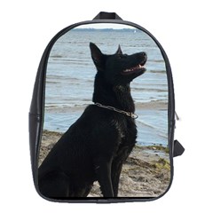 Black German Shepherd School Bag (xl) by StuffOrSomething