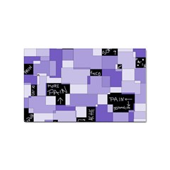 Purple Pain Modular Sticker 10 Pack (rectangle) by FunWithFibro