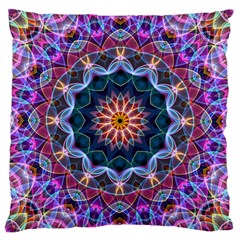 Purple Lotus Large Cushion Case (single Sided)  by Zandiepants