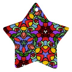 Bright Colors Star Ornament by Rbrendes