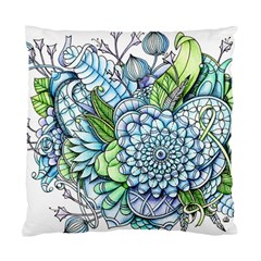 Peaceful Flower Garden 2 Cushion Case (two Sided)  by Zandiepants