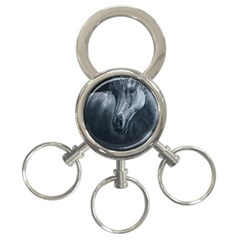 Equine Grace  3-ring Key Chain by TonyaButcher