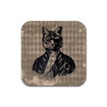 Harlequin Cat Drink Coasters 4 Pack (Square) Front