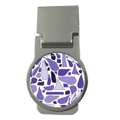 Silly Purples Money Clip (round) by FunWithFibro