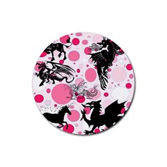 Fantasy In Pink Drink Coasters 4 Pack (round) by StuffOrSomething