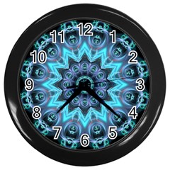 Star Connection, Abstract Cosmic Constellation Wall Clock (black) by DianeClancy