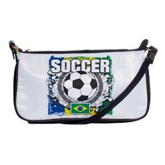 Soccer Brazil Shoulder Clutch Bag by MegaSportsFan