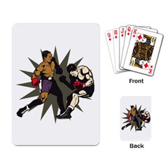 Knockout Boxing Playing Cards Single Design by MegaSportsFan