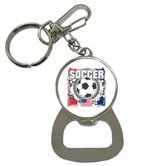 Soccer United States Of America Bottle Opener Key Chain by MegaSportsFan