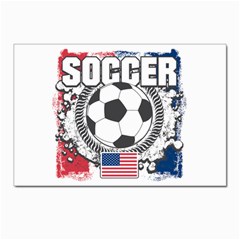 Soccer United States Of America Postcards 5  X 7  (pkg Of 10) by MegaSportsFan