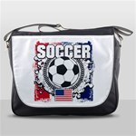 Soccer United States of America Messenger Bag Front