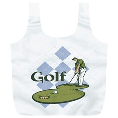 Classic Golf Full Print Recycle Bag (xl) by MegaSportsFan