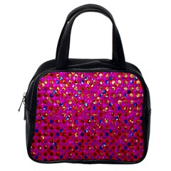 Polka Dot Sparkley Jewels 1 Classic Handbag (one Side) by MedusArt