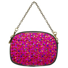 Polka Dot Sparkley Jewels 1 Chain Purse (two Sided)  by MedusArt