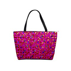 Polka Dot Sparkley Jewels 1 Large Shoulder Bag by MedusArt