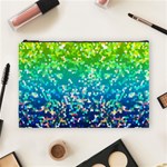 Glitter 4 Cosmetic Bag (Large) Front